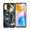 HGJTFANY Hoesje voor Honor X5 Plus (6.56") + 2 x Gehard Glas Beschermer, Ultra Dunne Zwarte Zachte Siliconen Telefoon Hoesje TPU Schokbestendig Hoesje voor Honor X5 Plus -Vergezellen