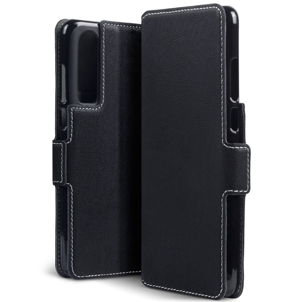 Qubits Slim wallet zwart hoes voor de Huawei P30