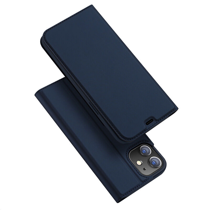 Dux Ducis Pro serie slim wallet Blauw hoes voor de iPhone 12 en iPhone 12 Pro