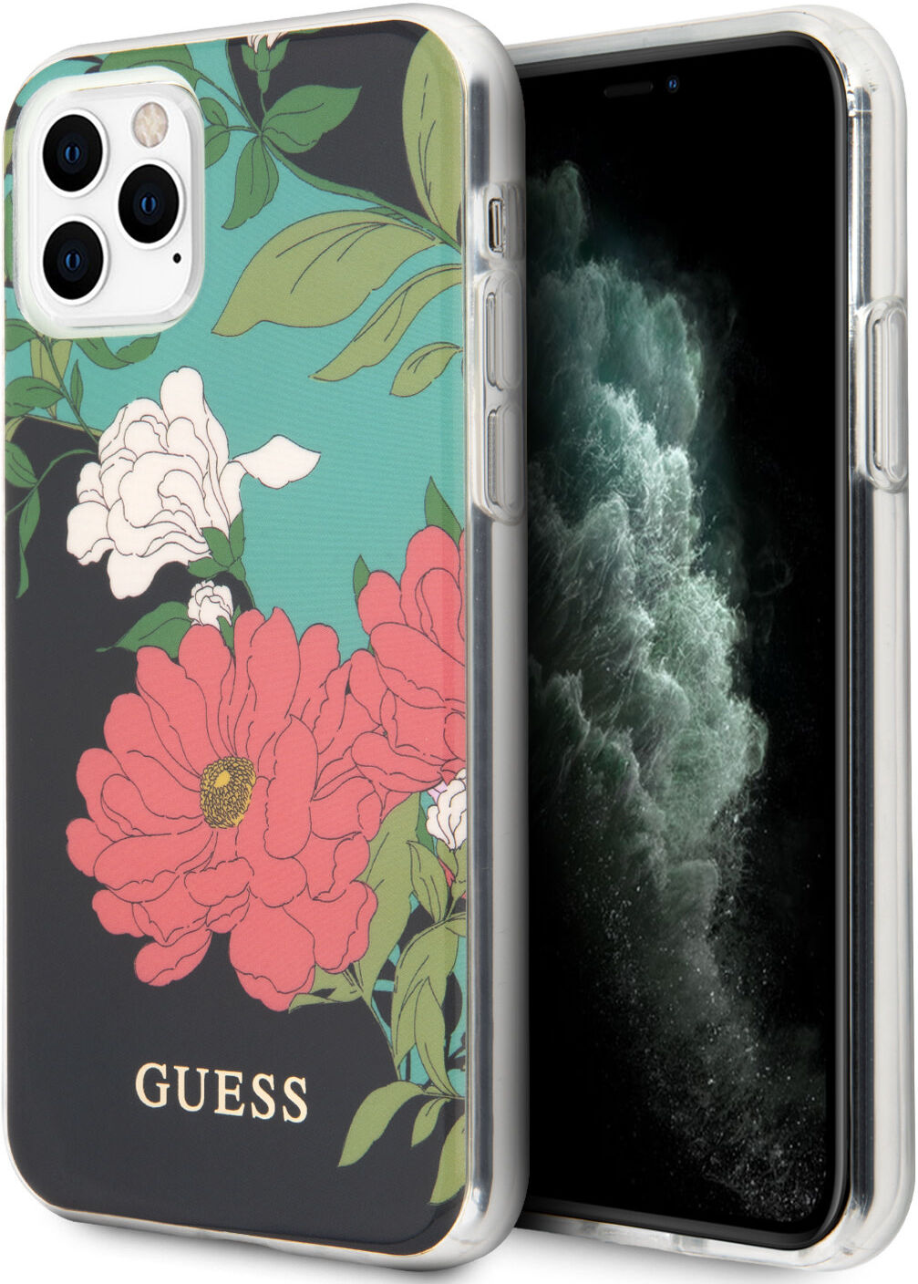 Guess Backcover hoes Floral No. 1 voor de iPhone 11 Pro