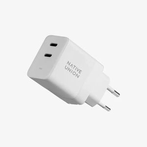 Native Union Gan Hurtiglader Pd 35w, 2xusb-C, White