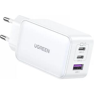 Ugreen Nexode 65w 3-Port Pd Gan Vegglader - Hvit