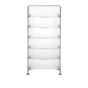 Kartell Mobil System 2041, Ice, 6 Containers, Feet