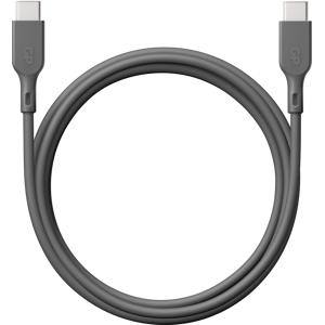 GP Batterier GP Essential Cable USB-C To USB-C 1m 60w Grey OneSize, Grey