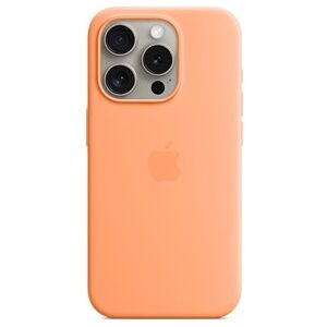 Apple iPhone 15 Pro Silicone Case with MagSafe - Orange Sorbet