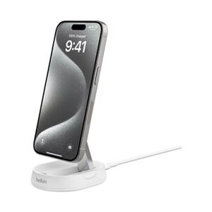 Belkin Qi2 15W Wireless Charging Folding Magnetic Stand, White