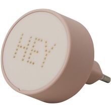 Design Letters Pearl Charger Nude