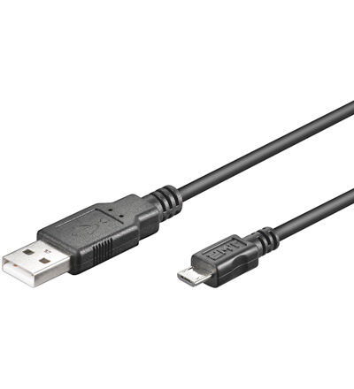 Altitec Micro USB kabel, 1,8 meter USB 2.0 kompatibel 5-pin