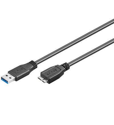 Altitec USB 3.0 kabel fra A-plugg til Micro B-plugg 3 meter