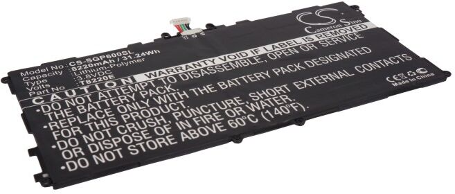 Altitec Batteri til Samsung Galaxy Note 10.1, Samsung SM-P600, Samsung SM-P601 3.8V T8220E, AA1DA04WS/7-B