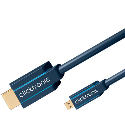 Altitec Clicktronic 3m HDMI til micro HDMI kabel