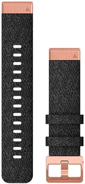 GARMIN Quickfit 20 Nylon Rose - Klokkereim - Svart