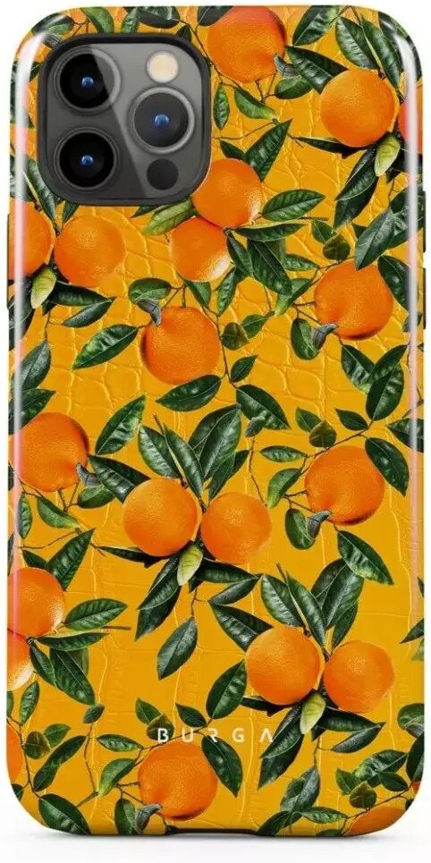 Burga iPhone 12 / 12 Pro Tough Fashion Deksel - Orange Lemonade