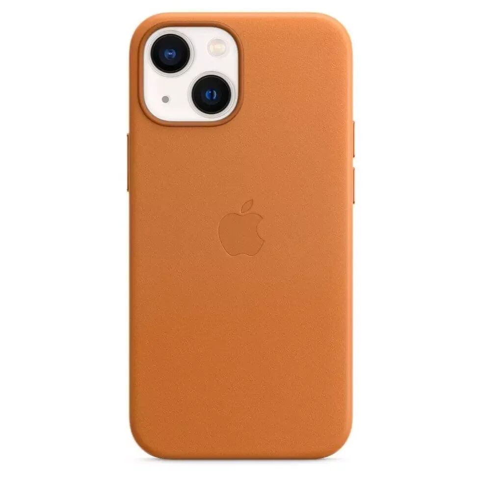 Apple Original Apple iPhone 13 Mini Skinn MagSafe Deksel Gyllenbrun (MM0D3ZM/A)