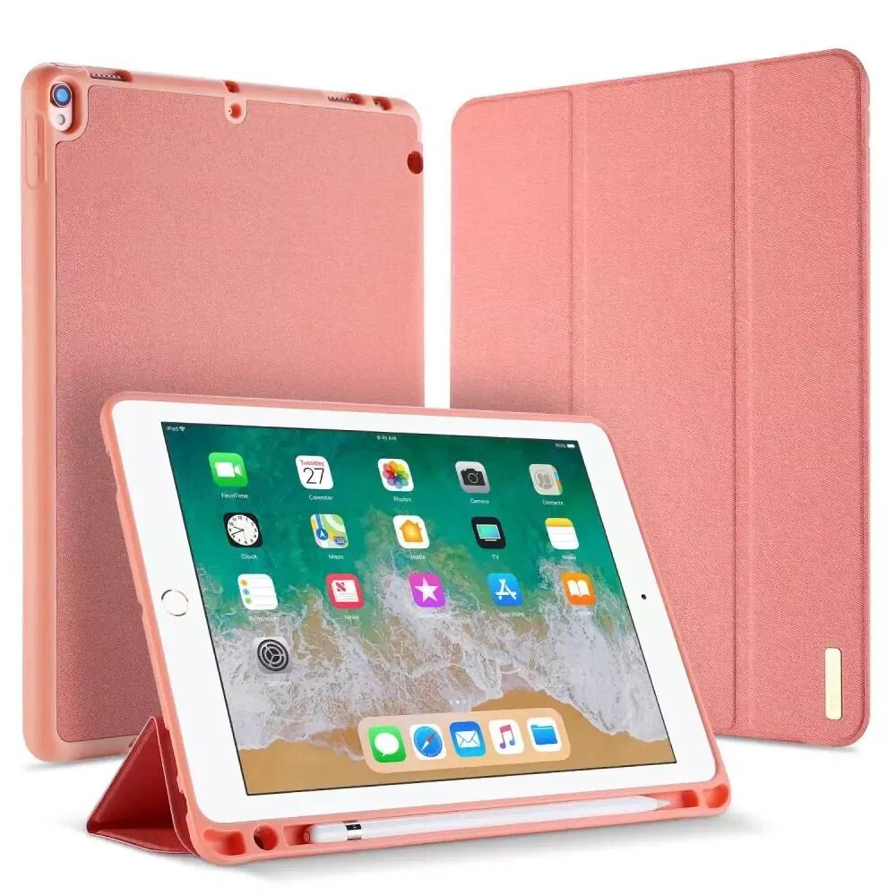 Dux Ducis iPad Air (2019) / iPad Pro 10.5" Deksel - DUX DUCIS Domo Series Tri-fold Skinndeksel - Pink