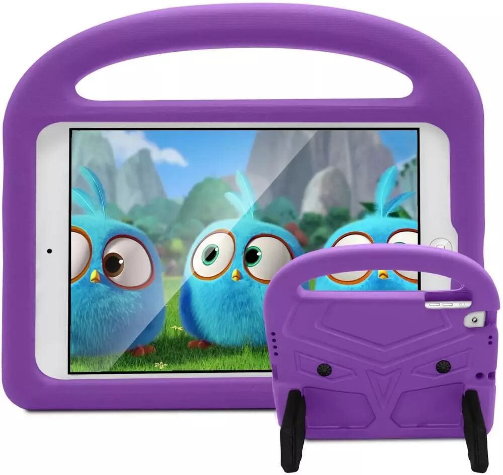 INCOVER iPad Barn Deksel med Stativfunksjon - Purple Bird