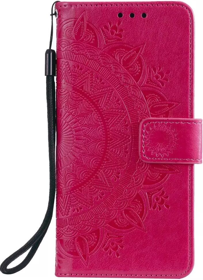 INCOVER iPhone 11 Skinndeksel med Lommebok - Mandala Mønster Pink