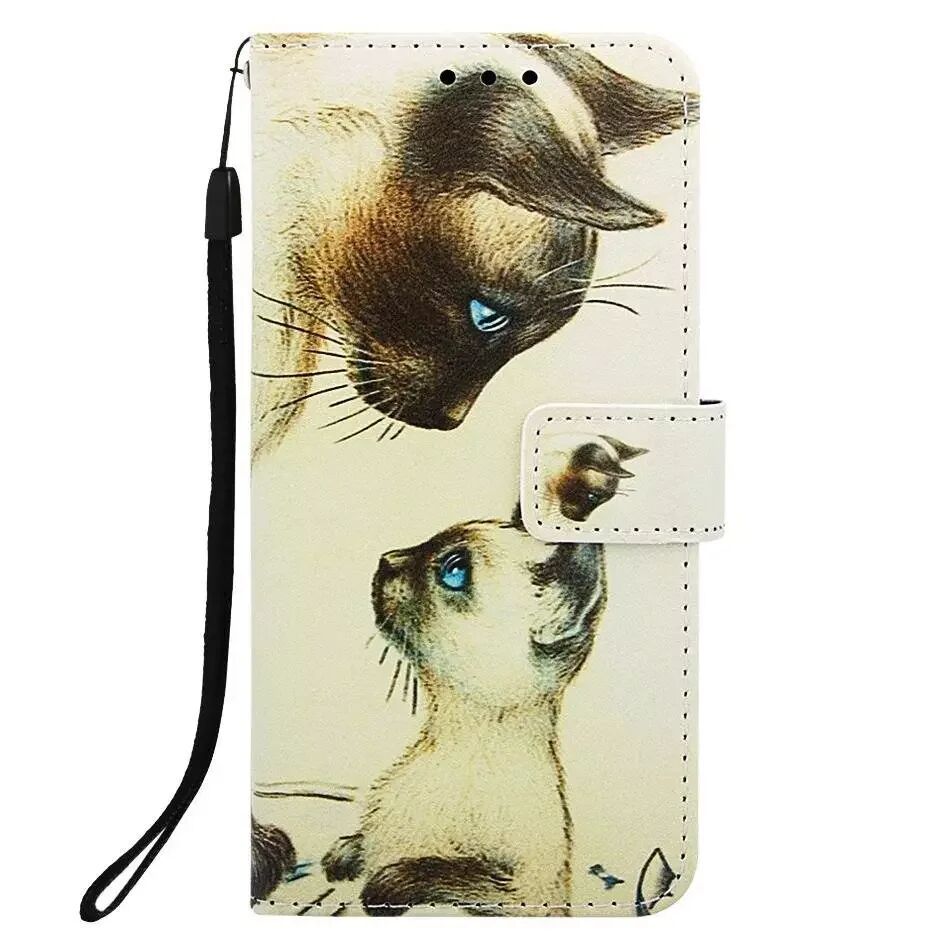 INCOVER iPhone 11 Skinndeksel med Lommebok - Katt & Kattunge
