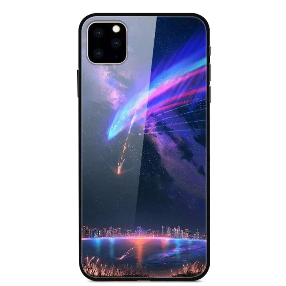 INCOVER iPhone 11 Pro Max Deksel m. Glassbakside - Meteorite