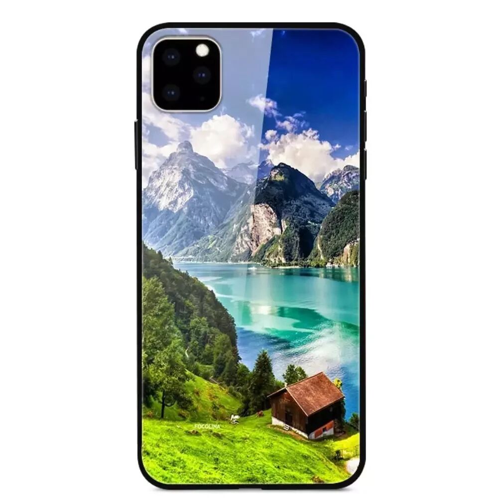 INCOVER iPhone 11 Pro Max Deksel m. Glassbakside - Mountain Hut