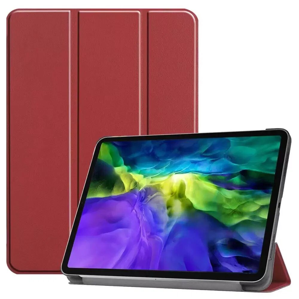 INCOVER iPad Pro 11" (2020/2018) / iPad Air Tri-fold Skinn Deksel - Bordeaux