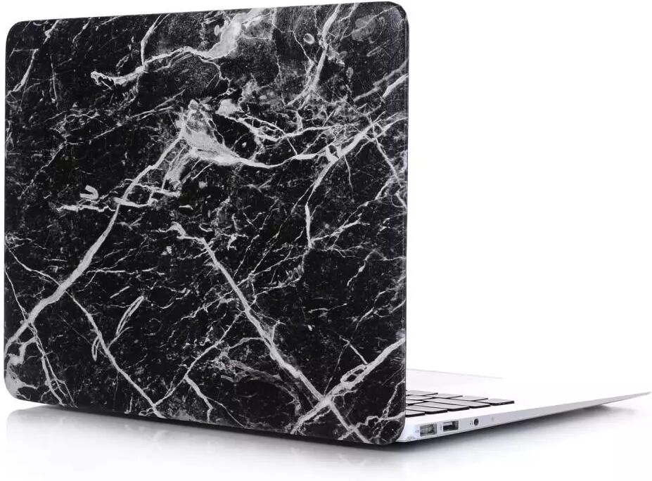 INCOVER MacBook Pro 13 (Touch Bar / Uden Touch Bar) Hard Case Deksel Marmor Deksel - Sort