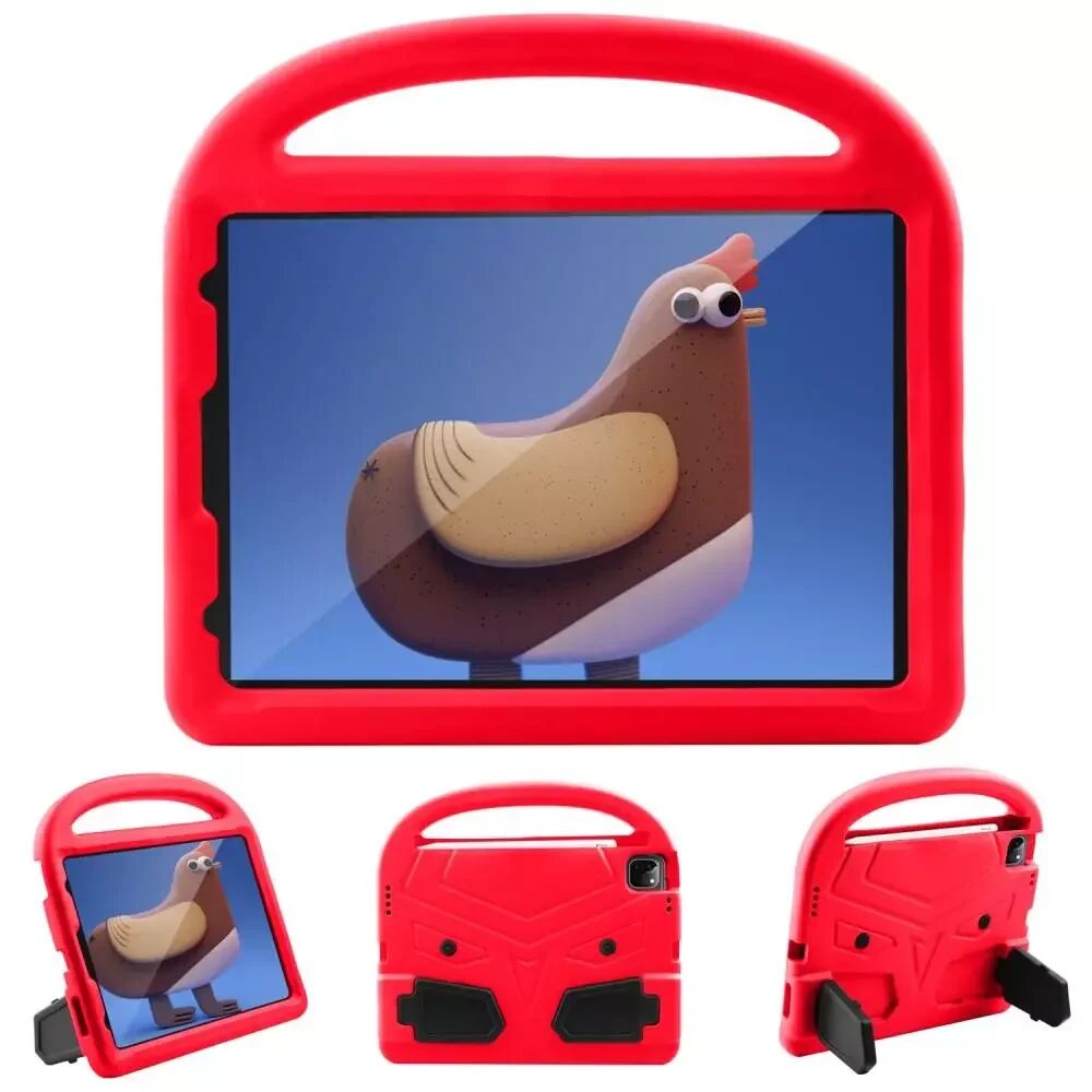 INCOVER iPad Pro 11" (2021 / 2020 / 2018) Deksel til Barn med Stativ & Grep - Rød