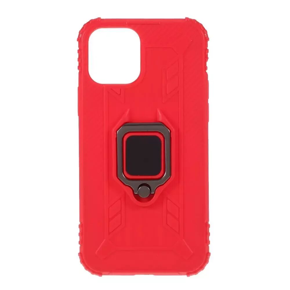 INCOVER iPhone 12 / 12 Pro Deksel m. Magnetisk Støtte - Rød