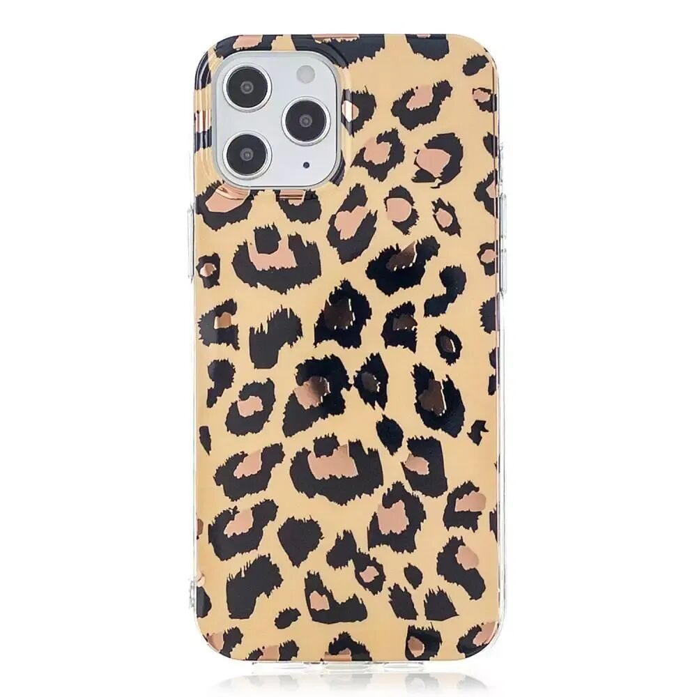 INCOVER iPhone 12/12 Pro Plast Bakdeksel - Leopard