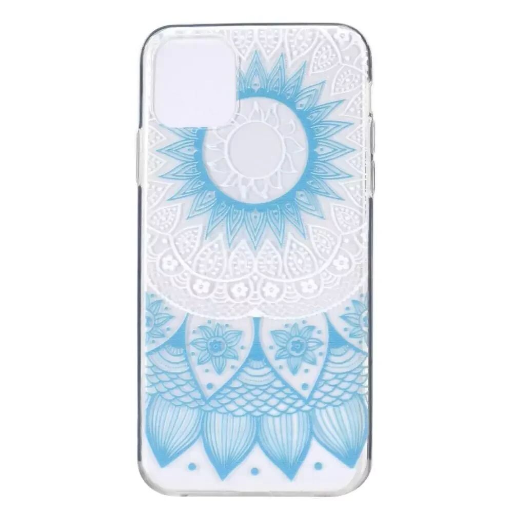 INCOVER iPhone 12 / 12 Pro Plast Deksel - Blå Mandala