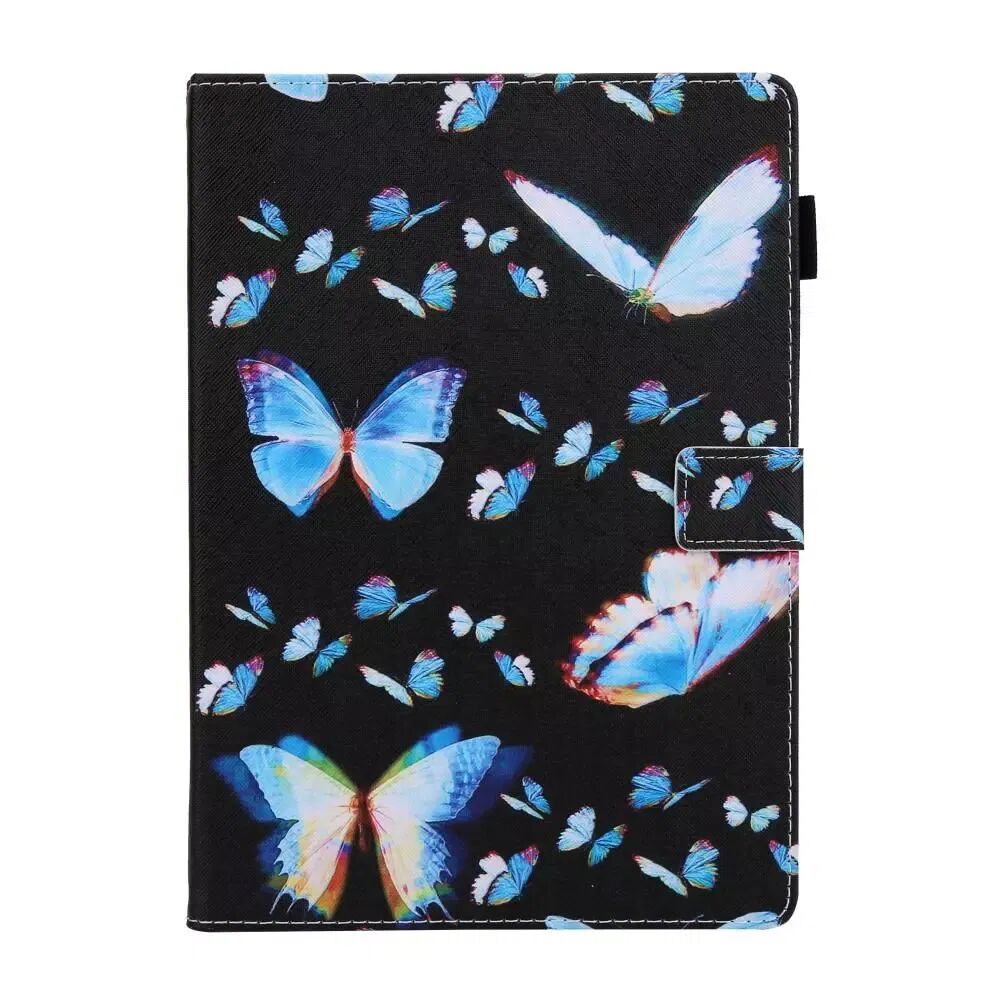 INCOVER iPad 9.7 (2018-2017) / iPad Air / iPad Air 2 PU Skinndeksel m. Stand - Sommerfugler