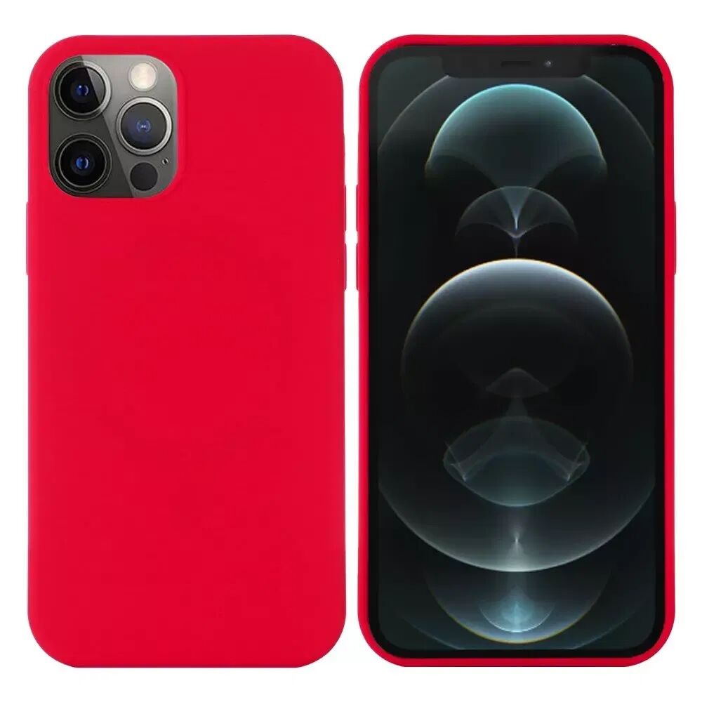 INCOVER iPhone 12 Mini Silikondeksel Rød MagSafe