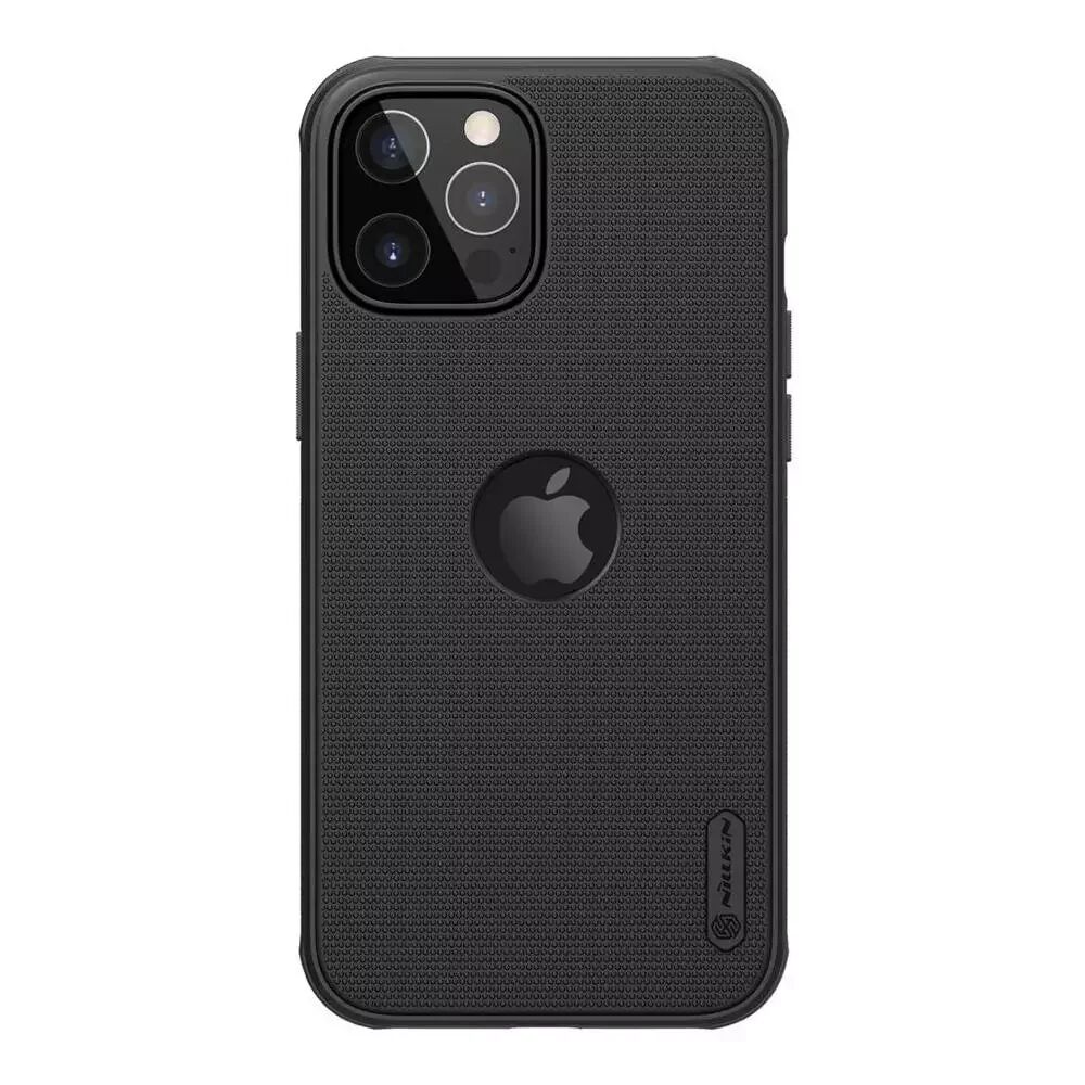 Nillkin iPhone 12 Pro Max Nillkin Frosted Shield Deksel - MagSafe Kompatibel - Svart