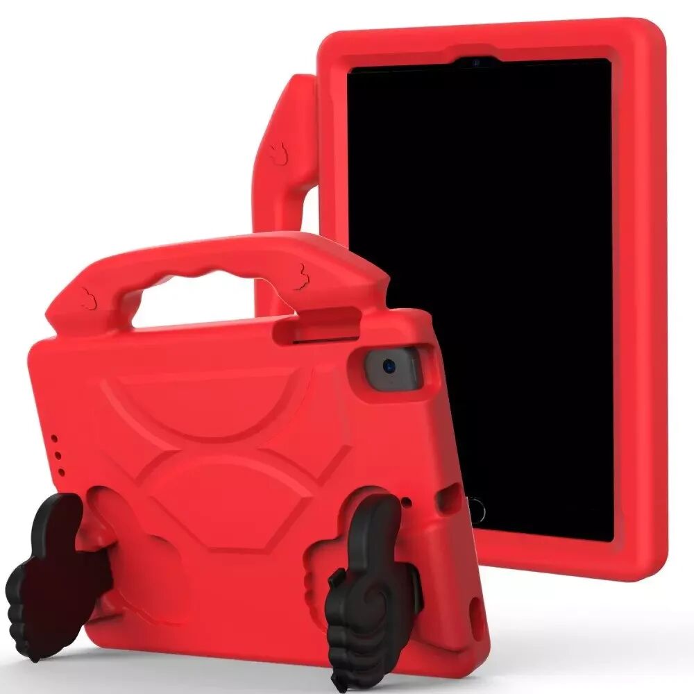 INCOVER iPad Mini (2021) Barneomslag - Thumb Kickstand Bakdeksel - Rød