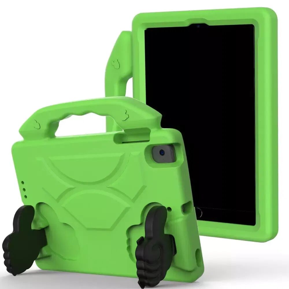 INCOVER iPad Mini (2021) Barneomslag - Thumb Kickstand Bakdeksel - Grøn
