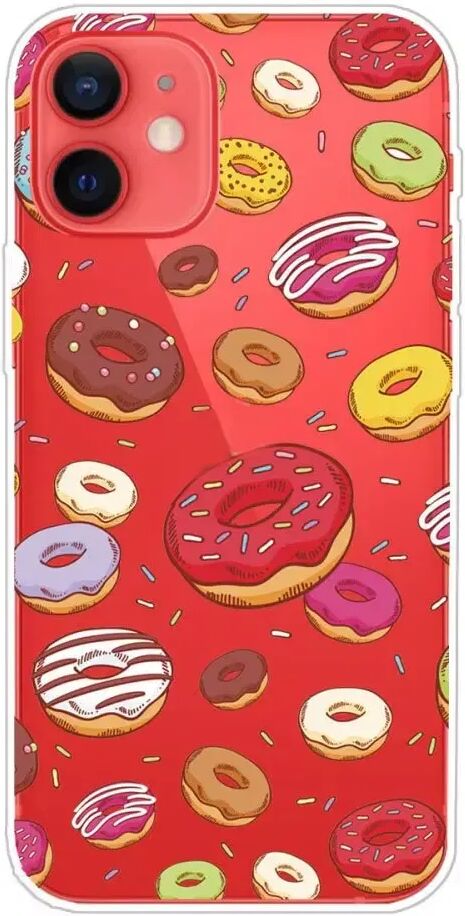 INCOVER iPhone 13 Fleksibelt plast bakdeksel - Donuts