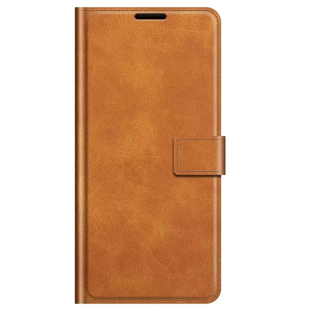 INCOVER iPhone 13 Mini Folio PU Skinn Flip Deksel med Lommebok - Oransje