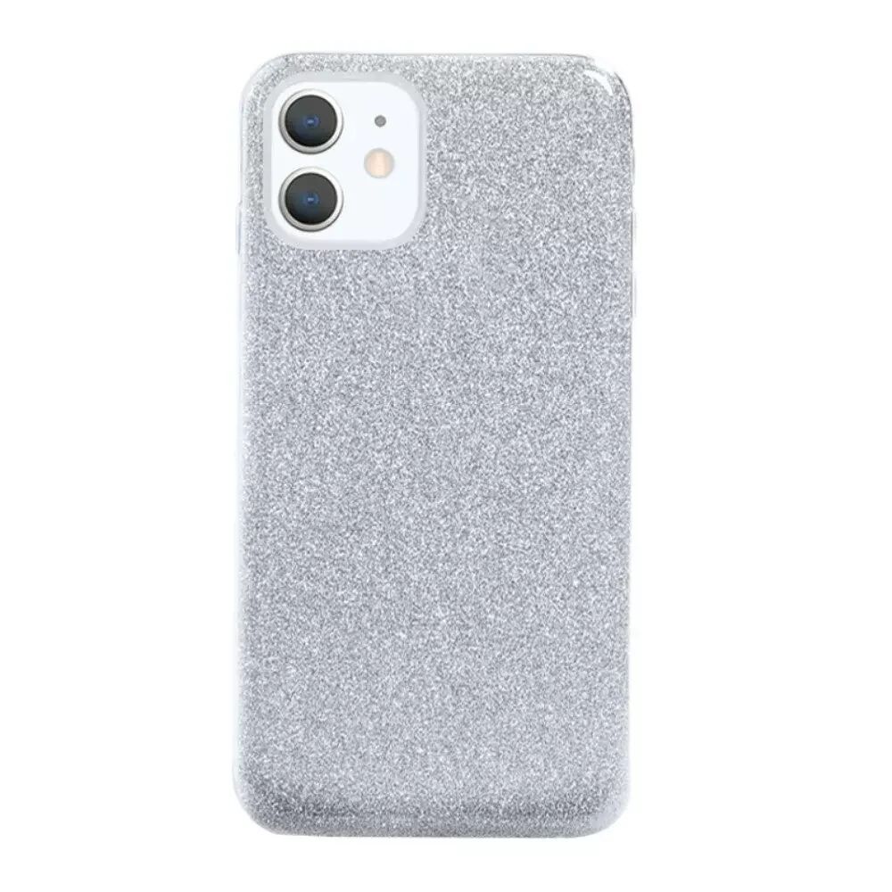 NXE iPhone 12 Mini NXE Glimmer Hybrid Deksel - Sølv