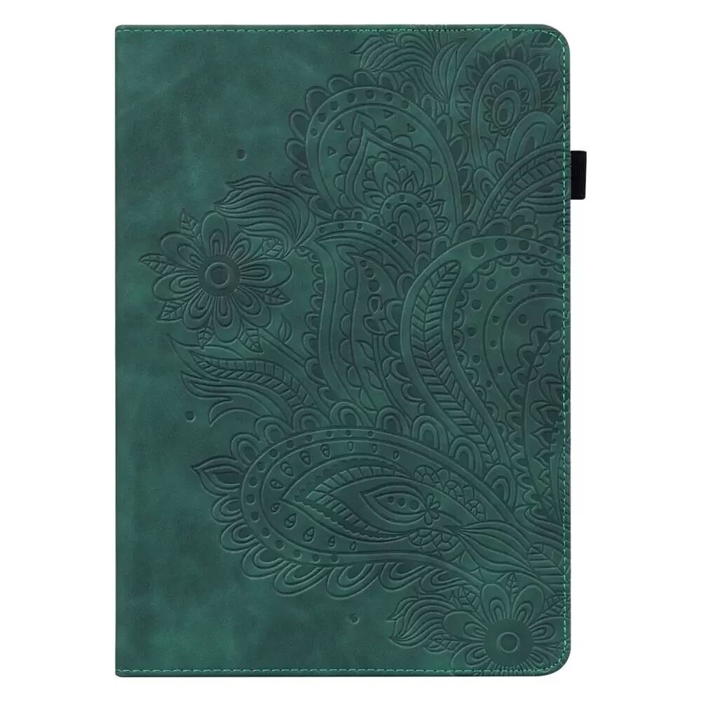 INCOVER iPad Mini (2021) - Blomsterprint - Flip Deksel med Veske - Grønn
