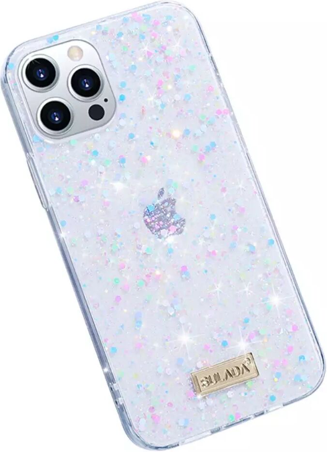 SULADA iPhone 13 Pro Max SULADA Bumper Bakdeksel med Diamond Glimmer - Multi