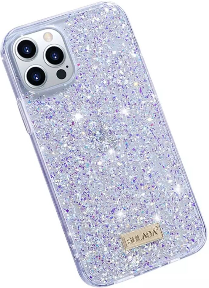 SULADA iPhone 13 Pro SULADA Bumper Bakdeksel med Diamond Glimmer - Lilla