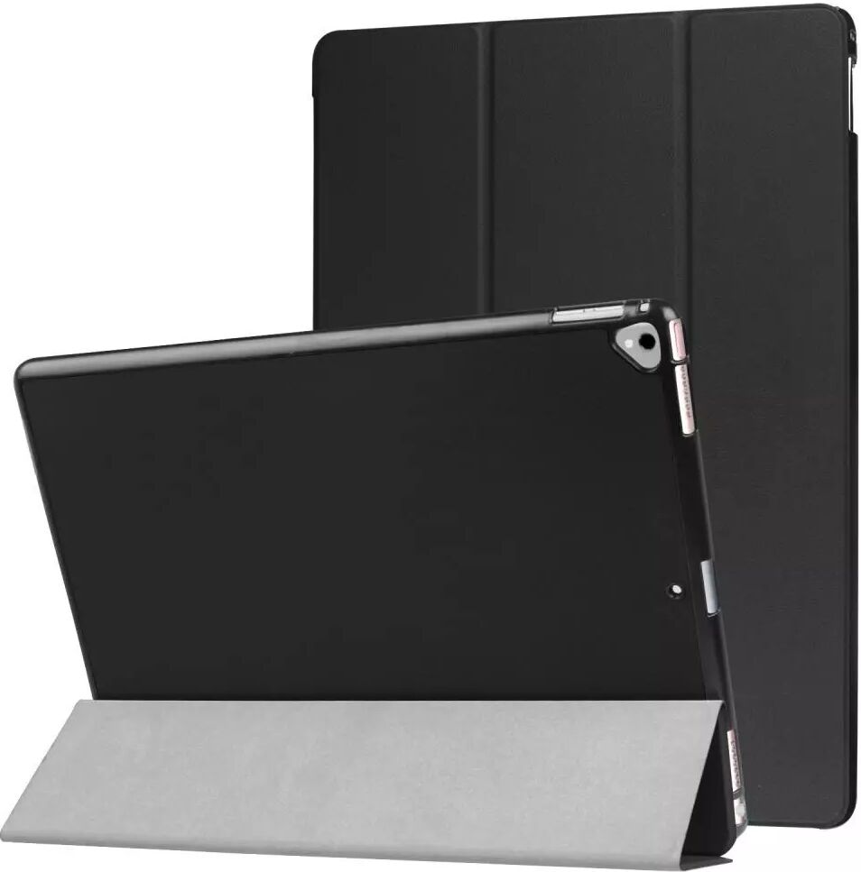 INCOVER iPad Pro 12.9" (2017) Tri-Fold Skinn Etui Svart