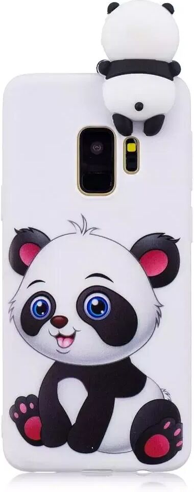 INCOVER Samsung Galaxy S9 Deksel 3D Adorable Panda - Hvit / Svart