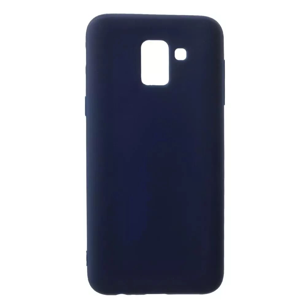 INCOVER Samsung Galaxy J6 Matt Fleksibelt Deksel Mørkeblå