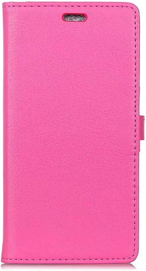 INCOVER Samsung Galaxy J6+ (Plus) Litchi Skinndeksel med Lommebok Pink