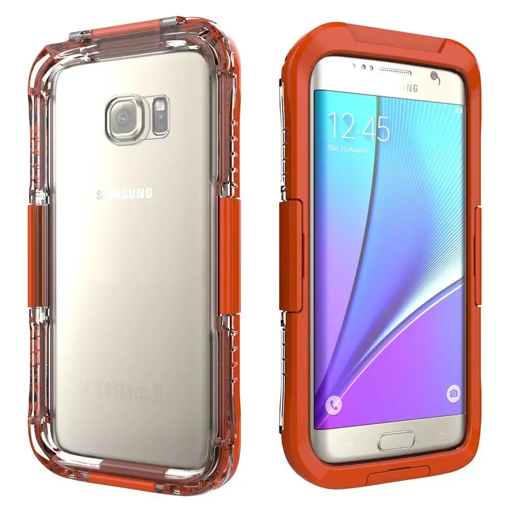 INCOVER Samsung Galaxy S7 Edge Vanntett Deksel - oransje