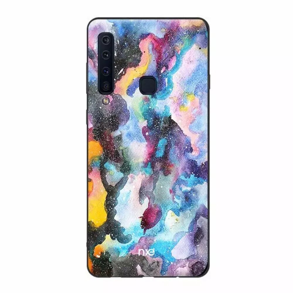 NXE Samsung Galaxy A9 (2018) NXE Fleksibel Fashion Deksel - Style C