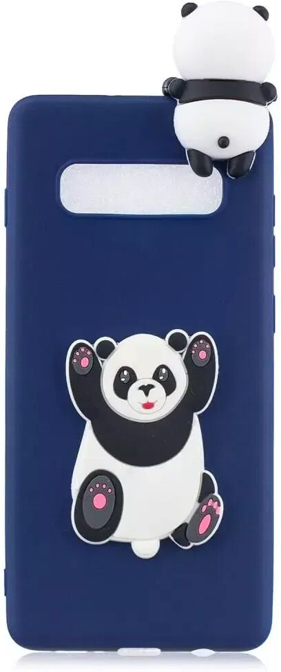 INCOVER Samsung Galaxy S10+ (Plus) Fleksibel Plastik Deksel 3D Panda