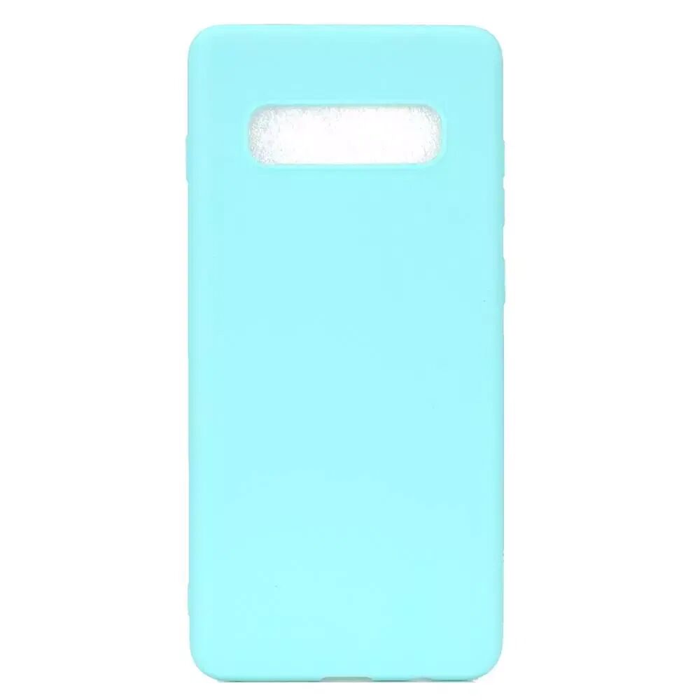 INCOVER Samsung Galaxy S10 Plus Fleksibelt Deksel - Cyan