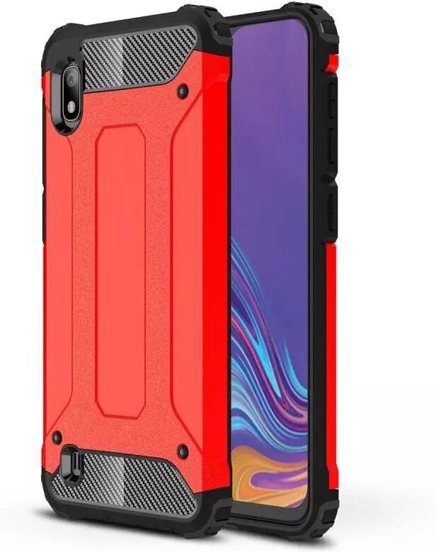 INCOVER Samsung Galaxy A10 Armor Guard Hardt Plastdeksel - Rød